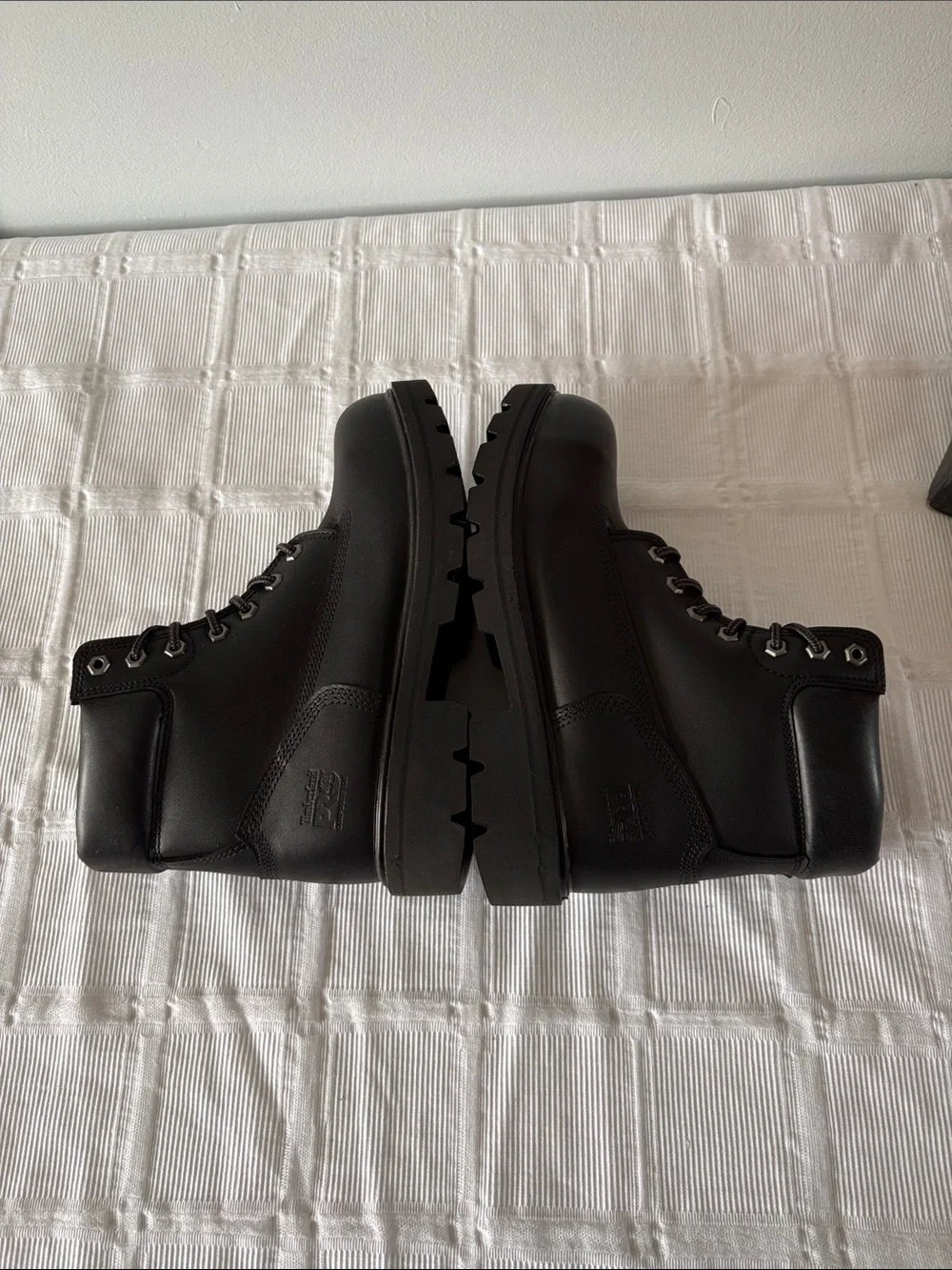 Timberland Pro Sawhorse 6” Composite Safety Toe Black Lace-Up Work Boots